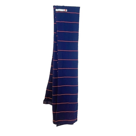 Lululemon Athletica Striped Vinyasa Scarf Blue/Red Women's One Size - Picture 9 of 11